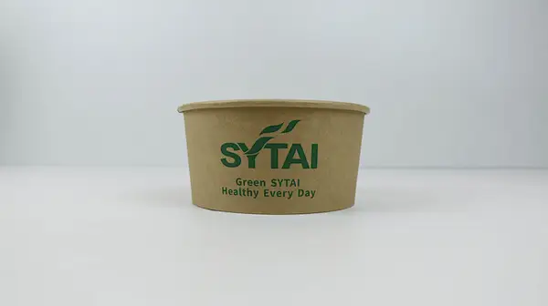 Industrially Compostable PHA Paper Bowl